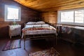 Antique Brass Bed in back room of the Homestead locators