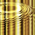 Molten gold ripples Royalty Free Stock Photo