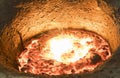 Molten metal in Induction Furnace