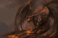 Molten roch dragon