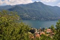 Moltrasio town and Torno on Lake Como Italy