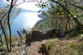 Molveno Lake Napoleonic trenches