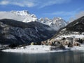 Molveno Lake, Trento, Italy Royalty Free Stock Photo