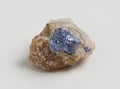 Molybdenite ore on white background. Royalty Free Stock Photo