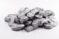 Molybdenite (Portugal) molybdenite (Brazil) is a molybdenum disulfide mineral Royalty Free Stock Photo