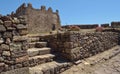 Molyvos Castle inner fortifications.