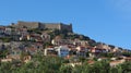 Molyvos Castle and Village Royalty Free Stock Photo