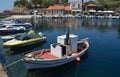 Molyvos Harbor Royalty Free Stock Photo