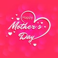 Happy Mothers Day background greetings card . Royalty Free Stock Photo