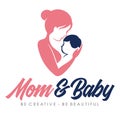 Mom and baby Logo Design