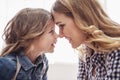 Mom and daughter baking Royalty Free Stock Photo