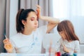 Mom and Daughter getting Paint All Over their Clothes