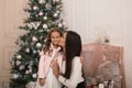 Mom gives her beloved daughter to spend time together on Christmas holidays