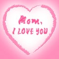 Mom Love Represents Boyfriend Mother And Fondness Royalty Free Stock Photo