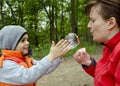 Mom and son Royalty Free Stock Photo