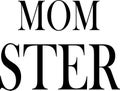 MOM STER jpg image with SVG Cutfile for Cricut and Silhouette Royalty Free Stock Photo