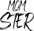 MOM STER jpg image with SVG Cutfile for Cricut and Silhouette