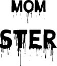 MOM STER jpg image with SVG Cutfile for Cricut and Silhouette