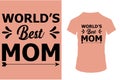 Mom T-shirt design T-shirt design and new design Royalty Free Stock Photo