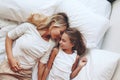 Mom with tween daughter Royalty Free Stock Photo