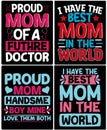 mom typography t shirt design new