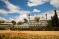 Colorful ornate Islamic mosque Religion in Kenya Sights of Mombasa