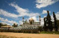 Colorful ornate Islamic mosque Religion in Kenya Sights of Mombasa