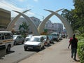 Mombasa Tusks Royalty Free Stock Photo