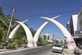 Mombasa Tusks, Kenya, editorial Royalty Free Stock Photo