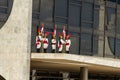 Changing of the guards at the Palace.