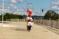 Changing of the guards at the Palace.