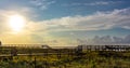 Moments After Sunrise at Folly Beach, South Carolina Royalty Free Stock Photo