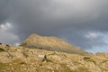 Momin Dvor peak at sunset in Pirin National Park, Bulgaria Royalty Free Stock Photo