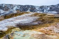 Mommoth hot spring in Yellowstone NationalPark