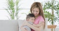 Mommy hug her son Royalty Free Stock Photo