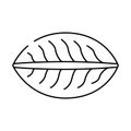 momo dumpling line icon vector illustration