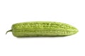 Momordica charantia isolated on white background with clipping path, Bitter melon, Chinese gourd Royalty Free Stock Photo