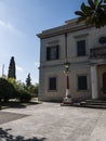 The Mon Repose Palace on the Greek Island of Corfu Royalty Free Stock Photo