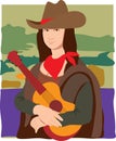 Mona Lisa Cowgirl