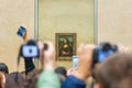 Mona Lisa in the Louvre Museum Royalty Free Stock Photo