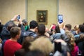 Mona Lisa in the Louvre Museum Royalty Free Stock Photo