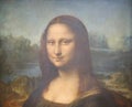 Mona Lisa - at the Louvre Museum Royalty Free Stock Photo