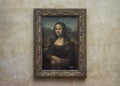 Mona Lisa at the Louvre Museum without tourists