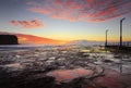 Mona Vale coastal seascape at sunrise Royalty Free Stock Photo