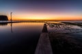 Mona Vale pool at dawn Royalty Free Stock Photo