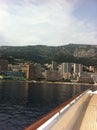 Monaco from anchor Royalty Free Stock Photo