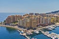 Monaco apartment buildings Royalty Free Stock Photo