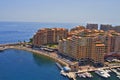 Monaco apartment buildings Royalty Free Stock Photo