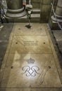 Tomb of Prince Rainier III inside the Cathedral of Monaco