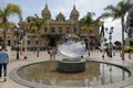 Monaco Casino square on the French riviera during a sunny spring day